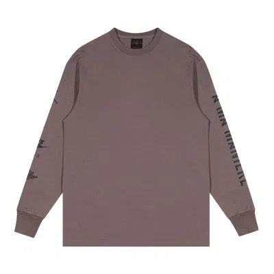 Pre-owned Air Jordan X A Ma Maniére Long-sleeve T‑shirt 'clay' In Purple
