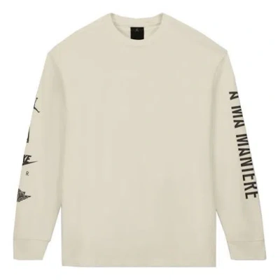 Air Jordan X A Ma Maniere Long Sleeves T-shirt Asia Sizing 'natural' In Brown
