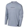Air Jordan X A Ma Maniere Ss22 Long Sleeve T-shirt 'light Blue'