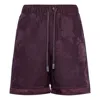 Air Jordan X A Ma Maniere Ss22 Sports Short Asia Sizing 'dark Red' In Purple