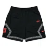Air Jordan X Awake Ny Diamond Shorts Asia Sizing 'black University Red'