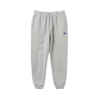Pre-owned Air Jordan X Awake Ny Fleece Pant 'dark Grey Heather'