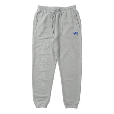 Air Jordan X Awake Ny Fleece Pants Asia Sizing 'dark Grey Heather Game Royal' In Multi