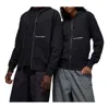 Air Jordan X Awake Ny Full-zip Fleece Relaxed Fit Hoodie 'black'