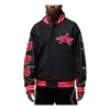 Air Jordan X Awake Ny Varsity Jacket 'black University Red'