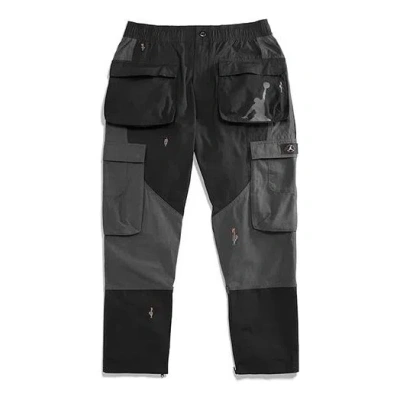 Air Jordan X Cactus Jack By Travis Scott Cargo Pant 'black Smoke Grey'