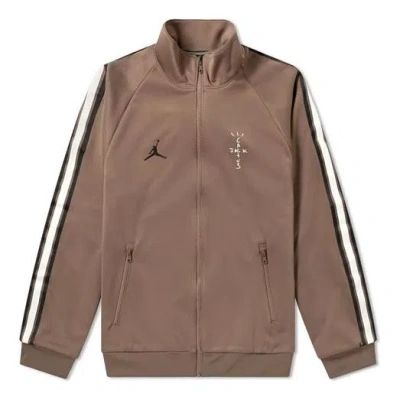 Air Jordan X Cactus Jack By Travis Scott Mj Track Jacket 'palomino Black'