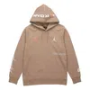 Air Jordan X Clot Crossover Logo Printing Sports Pullover Us Edition In Brown
