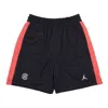 Air Jordan X Clot Crossover Mesh Shorts Sports Us Edition Black Red