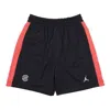 Air Jordan X Clot Crossover Mesh Shorts Sports Us Edition Black Red