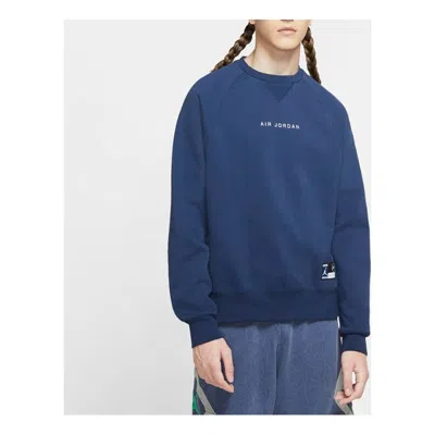 Air Jordan X Fragment Design Fw Sweatshirts Men Blue