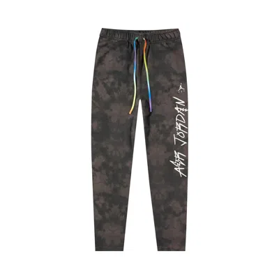 Pre-owned Air Jordan X J Balvin Fleece Pant 'flat Pewter/black'