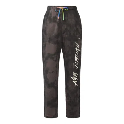 Air Jordan X J Balvin Tie Dye Sweatpant 'dark Grey' In Gray