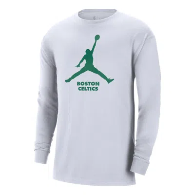 Air Jordan X Nba Boston Celtics Essential Long-sleeve T-shirt 'white'