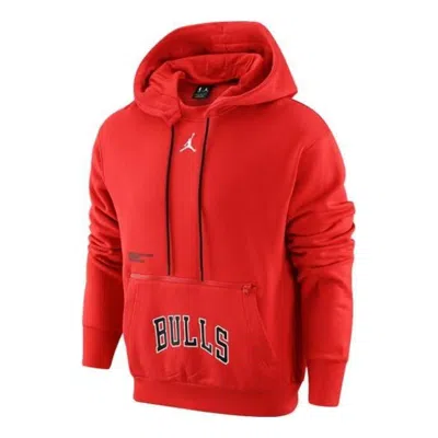 Air Jordan X Nba Courtside Statement Edition Hoodie 'chicago Bulls' In Red