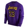 Air Jordan X Nba La Lakers Statement Edition Sweatshirt 'purple'