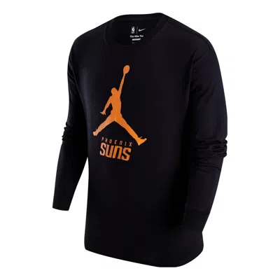 Air Jordan X Nba Phoenix Suns Essential Long-sleeve T-shirt 'black'
