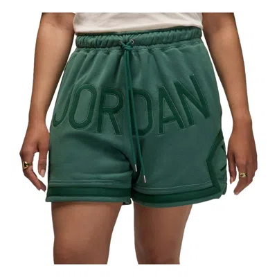 Air Jordan X Nina Chanel Fleece Shorts Asia Sizing 'green Stone'