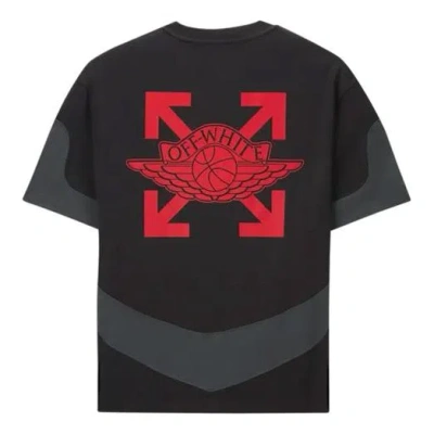 Air Jordan X Off-white 2020 T-shirt Asia Sizing 'black Red'