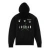 Air Jordan X Off-white Mj Hoodie 'black White Forest Green'