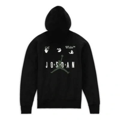 Air Jordan X Off-white Mj Hoodie 'black White Forest Green'