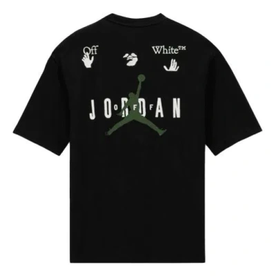 Air Jordan X Off-white Mj T-shirt Asia Sizing 'black White Forest Green'