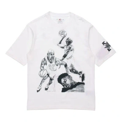 Air Jordan X Off-white Mj T-shirt Asia Sizing 'white'