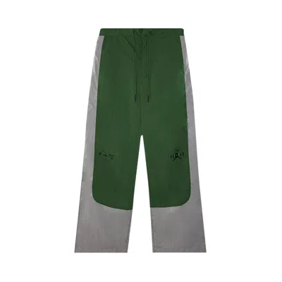 Pre-owned Air Jordan X Off-white Mj Track Pants 'forest Green/phantom/black'