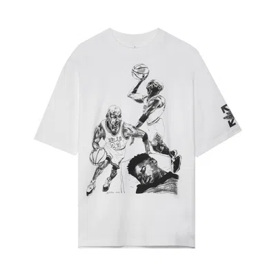Pre-owned Air Jordan X Off-white Tee 'white'