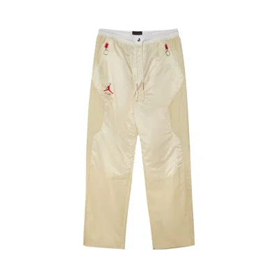 Pre-owned Air Jordan X Off-white Woven Pants (asia Sizing) 'fossil' In Cream