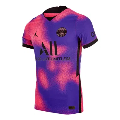 Air Jordan X Paris Saint Germain 2021 Vapor Fourth Shirt 'hyper Pink Purple' In Multi