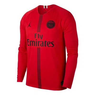 Air Jordan X Paris Saint Germain Goalkeeper Shirt 'university Red Black'