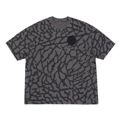 Air Jordan X Paris Saint-germain Graphic T-shirt 'iron Grey' In Gray