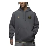 Air Jordan X Psg Hoodie 'black Gold' In Gray