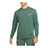 Air Jordan X Psg Long Sleeve Graphic T-shirt 'noble Green'