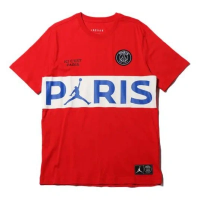 Air Jordan X Psg Paris Saint-germain Short Sleeve Red