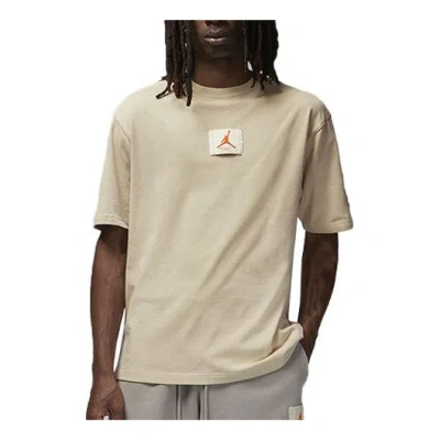 Air Jordan X Shelflife Logo T-shirt 'khaki' In Neutral