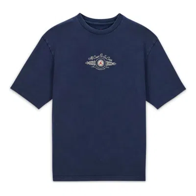 Air Jordan X Solefly T-shirt 'blue'
