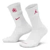 Air Jordan X Teyana Taylor Cushioned Crew Socks 'white Red'