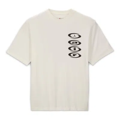 Air Jordan X Travis Scott Air T-shirt Asia Sizing 'sail' In White