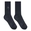Air Jordan X Travis Scott Crew Socks 'black' In Blue