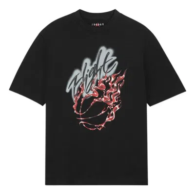 Air Jordan X Travis Scott Flight Graphic T-shirt 'black'