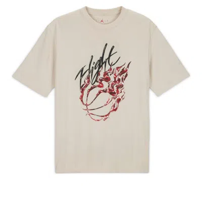 AIR JORDAN AIR JORDAN X TRAVIS SCOTT FLIGHT GRAPHIC T-SHIRT 'CREAM'