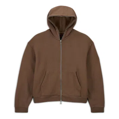 Air Jordan X Travis Scott Full-zip Hoodie Asia Sizing 'palomino' In Brown