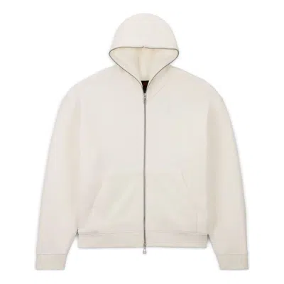 Air Jordan X Travis Scott Full-zip Hoodie Asia Sizing 'sail' In White