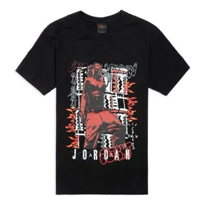 AIR JORDAN AIR JORDAN X TRAVIS SCOTT JOINT HOUSTON RAPPER T-SHIRT 'BLACK'