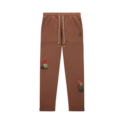 Pre-owned Air Jordan X Travis Scott Pants 'archaeo Brown'
