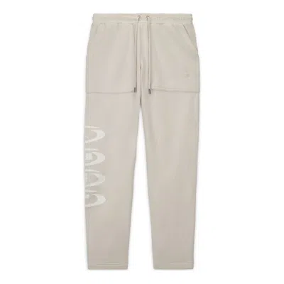 Air Jordan X Travis Scott Sweatpants 'light Bone' In Burgundy