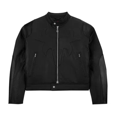 Pre-owned Air Jordan X Travis Scott Waxed Jacket 'black'