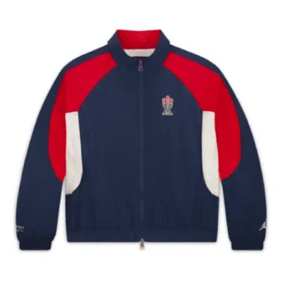 Air Jordan X Trophy Room Usa Woven Track Jacket 'navy Red'